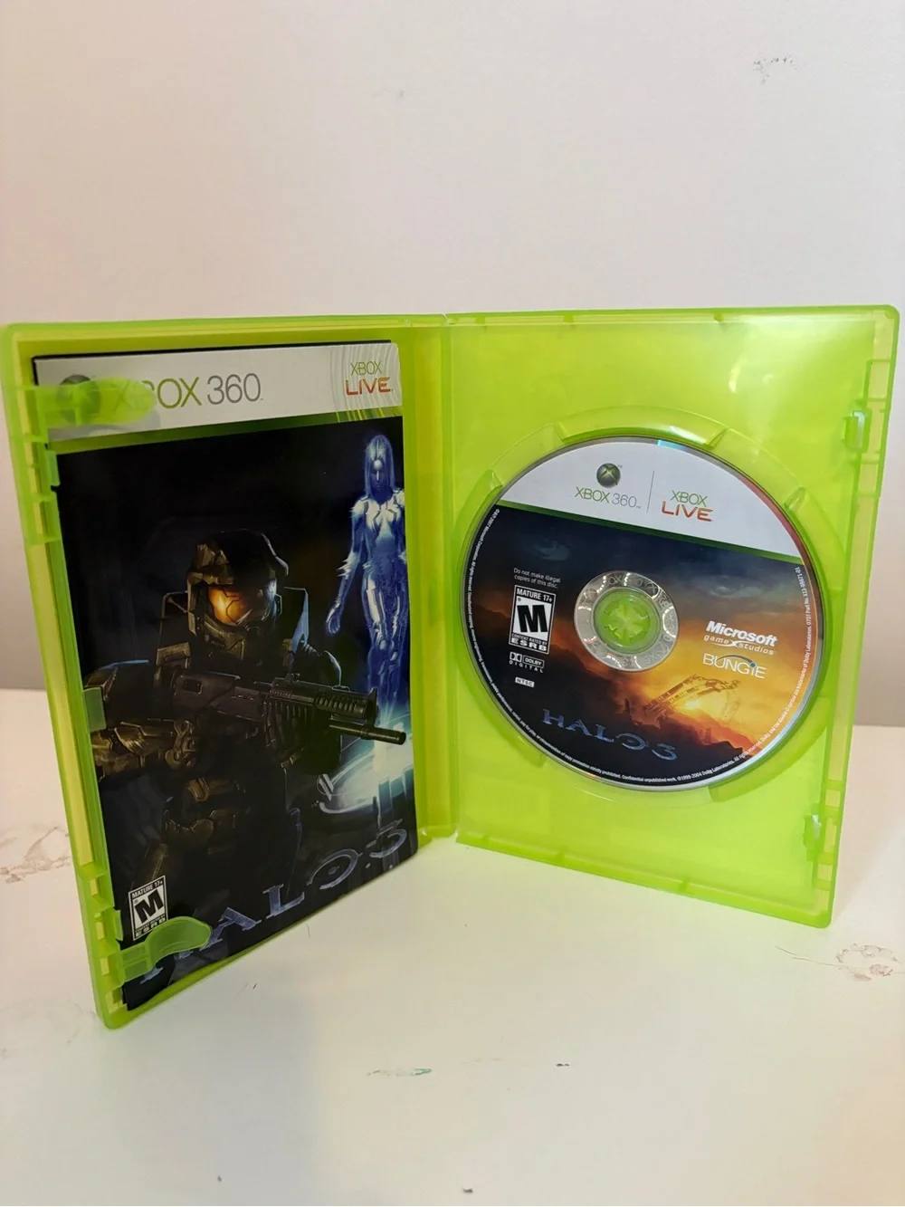 Halo 3 Xbox 360 Game Complete In Case Master Chief Bungie 2007 CIB